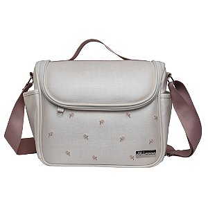 Bolsa Pequena 202 - Flores Branco