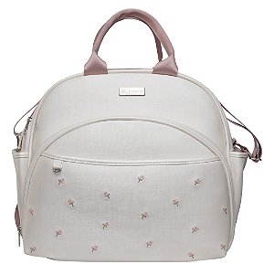 Mochila 2 em 1 705 -  Flores Branco