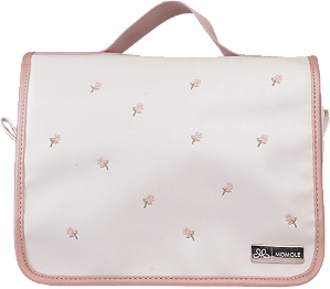 Nécessaire Viagem 450 - Flores Branco