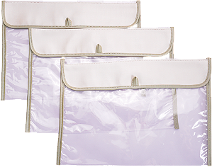 Kit 3 Saquinhos Maternidade 098 – Safari Branco Verde