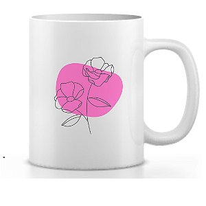 Caneca Floral