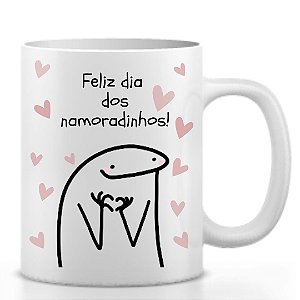 Caneca Flork Feliz dia dos Namoradinhos