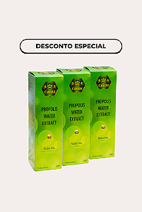 Combo 3 Frascos Extrato Aquoso de Própolis Tradicional - Spray 20ml