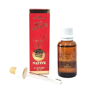 Óleo de Rosa Mosqueta 100% Puro (Importado) 30ml | Native