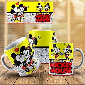 Caneca dias dos Namorado Mickey e Minnie 007-10 Te amo!