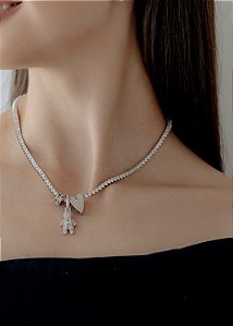 Pingente FILHO Cravejado Click RÓDIO | MENINO