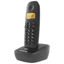 TELEFONE S/ FIO TS 2511 (RAMAL) - PRETO - P/N:4122511 - INTELBRAS