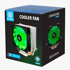 COOLER AMD/INTEL (UNIVERSAL) (LED VERDE)(HOOPSON)(CL-180)