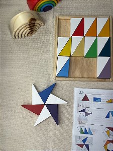 Triângulos Construtores Inspiração Athos Bulcão e Montessori