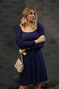 Vestido evasê tricot
