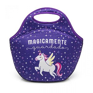 Bolsa para Lanche Unicórnio