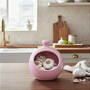 Saleiro Gourmet Cerâmica Rosa