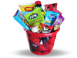 Baldinho guloseimas "Homem aranha"