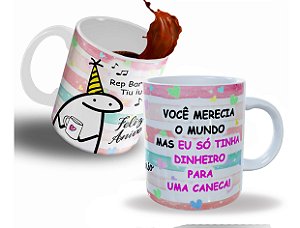 Caneca de porcelana "Feliz aniversário"