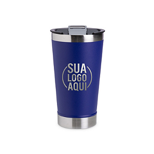 Copo Inox 500ml com Tampa e Abridor
