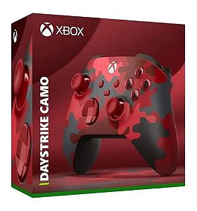 Controle Sem Fio Xbox Daystrike Camo, Series X, S, One e PC