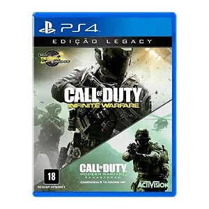 Jogo Call of Duty: Infinite Warfare + Modern Warfare Remastered (Edição-Legacy) - PS4 (Usado)