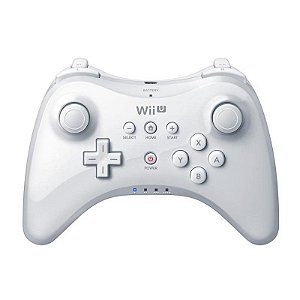 Pro Controller Branco Nintendo - Wii U (Usado)