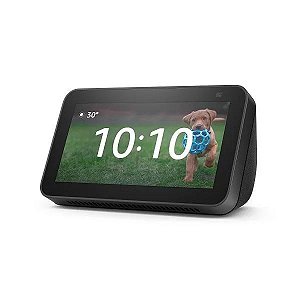 Echo Show 5 Preta (2ª Geração, versão 2021), Smart Display de 5" com Alexa e câmera de 2MP - Amazon