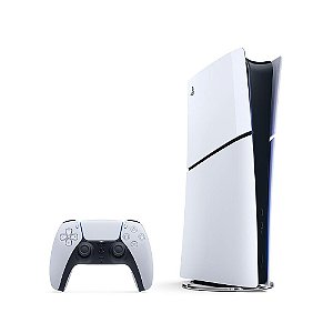 Console Playstation 5 Slim, SSD 1TB,  Edição Digital, Branco - PS5