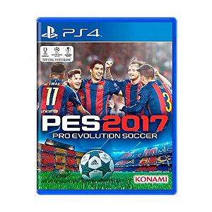 Jogo Pro Evolution Soccer 2017 (PES 17) - PS4 (Usado)