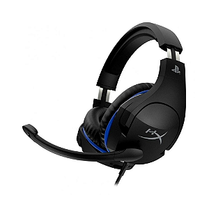 Headset Gamer Hyperx Cloud Stinger, PS4, PS5 Driver 50 Mm, Cabo 1.3M Preto/Azul