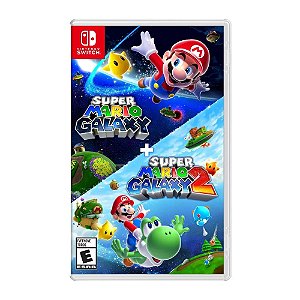 Jogo Super Mario Galaxy + Super Mario Galaxy 2 - Switch