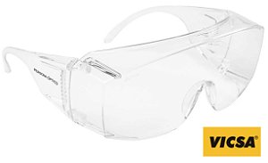 Óculos Persona Óptico Vicsa CA20703 Sobrepor Incolor VIC55410 (CA 20703)