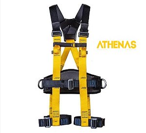 Cinturão tipo Paraquedista Athenas CA37977 com 3 Pontos de Conexão AT7015 Athos Confort (CA 37977)