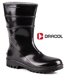 Bota PVC Com Forro Bracol CA37456 26Cm AcquaFlex Preto (CA 37456)