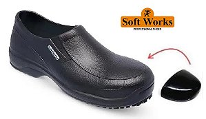 Sapato BB66 Bico de Composite CA41554 Soft Works Profissional Preto (CA 41554)