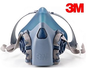 Respirador Máscara SemiFacial Série 7000 CA12011 3M Reutilizável (CA 12011)
