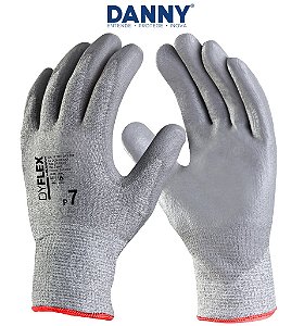 Luva Dyflex CA8083 Danny Com Proteção ao Corte e Banho PU DA12500 (CA 8083)