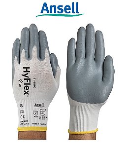 Luva HyFlex® 11-800 CA12413 Ansell Nylon e Banho de Espuma Nitrílica (CA 12413)