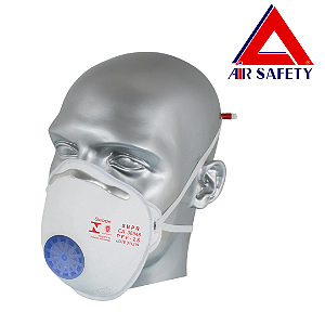 Máscara Descartável Absolute PFF-2S Com Válvula CA38948 Air Safety (CA 38948)