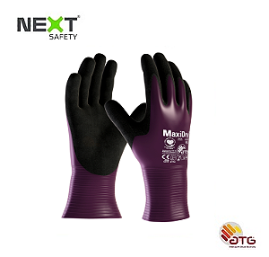 Luva Maxidry Total Next Safety CA50996 ATG Luva com Tecnologia Repelente a Óleos com Resistência Mecânica (CA 50996)