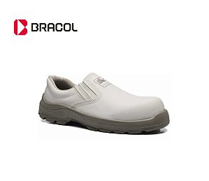 Sapato de Segurança CA30112 Elástico em Microfibra Bico Composite Branco - Bracol (CA 30112)