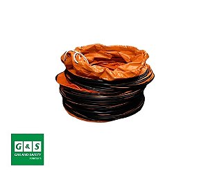 Duto de Extensão para Insuflador/Exaustor de Ar 40cm (Diâmetro) 10m (Extensão) Atmos Safe 40 - Gas And Safety