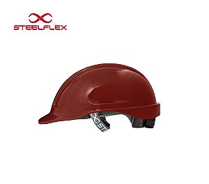 Capacete Turtle Aba Frontal Sem Carneira Marrom CA 35983 Steelflex (CA35983)