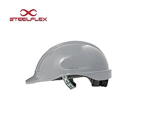 Capacete Turtle Aba Frontal Sem Carneira Cinza CA 35983 Steelflex (CA35983)