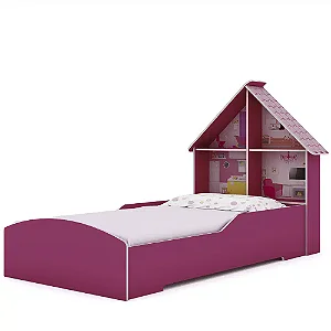 Cama Casinha Pink Ploc - Gelius
