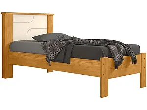 Cama de Solteiro Conquista Móveis Pérola