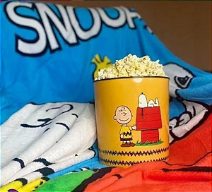 KIT MANTA COM BALDE SNOOPY