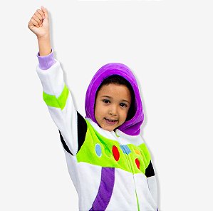 MACACÃO KIGURUMI INFANTIL BUZZ LIGHTYEAR DE 7 A 8 ANOS - DISNEY
