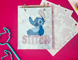 Mini Fichário Vertical Disney Stitch