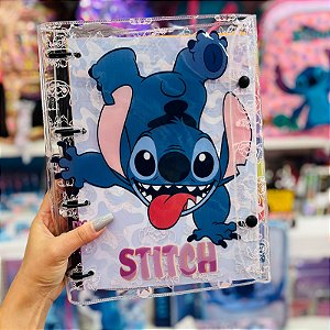 Fichário Universitário PCV Cristal Stitch