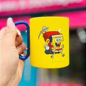 Caneca Mosquetão Bob Esponja