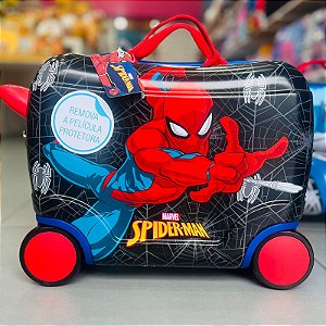 Mala Infantil De Viagem Homem aranha  Com Rodinhas