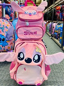 KIt de mochila Infantil Disney Stitch/Angel