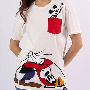 Camiseta Disney Mickey e Pateta
